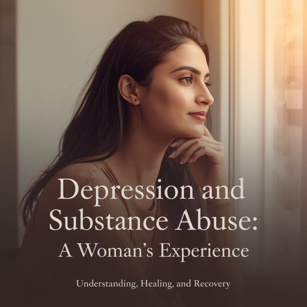 Woman receiving support for depression and addiction recovery in Kolkata