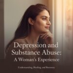 Woman receiving support for depression and addiction recovery in Kolkata